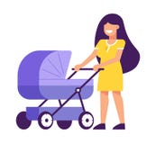 Potomstwa matkuj? z dziecko frachtu ono u?miecha si? ilustracja wektor Potomstwa matkuj? z dziecko frachtu ono u?miecha si? ilustracja wektor