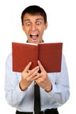 Potrtrait of young shocked bussines man stock images Potrtrait of young shocked bussines man stock images