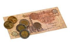 Pound Bill Of Egypt Stock Photography