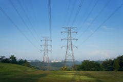 Power line stock photos Power line stock photos