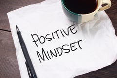 Pozytywny Mindset, Motywacyjny słowo wycen pojęcie obraz royalty free Pozytywny Mindset, Motywacyjny słowo wycen pojęcie obraz royalty free