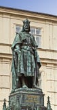 Praag, standbeeld van Charles IV, Heilige Roman Emperor en Koning van Boh Royalty-vrije Stock Foto's Praag, standbeeld van Charles IV, Heilige Roman Emperor en Koning van Boh Royalty-vrije Stock Foto's
