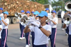 Prachinburi, Ταϊλάνδη, στις 15 Ιουνίου 2018 - κόσμος ενάντια στην παρέλαση ημέρας φαρμάκων στοκ εικόνες Prachinburi, Ταϊλάνδη, στις 15 Ιουνίου 2018 - κόσμος ενάντια στην παρέλαση ημέρας φαρμάκων στοκ εικόνες