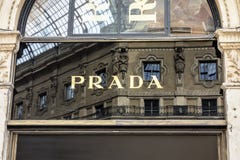 PRADA MILAN Royalty Free Stock Photo PRADA MILAN Royalty Free Stock Photo