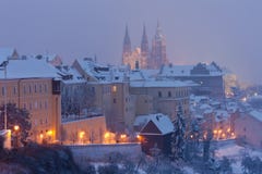 Prague In Winter Stock Image