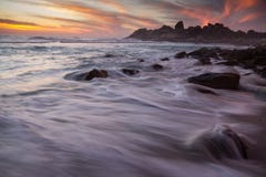 Praia de Llandudno, cidade do cabo Foto de Stock Praia de Llandudno, cidade do cabo Foto de Stock