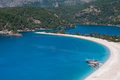 Praia de Oludeniz, Fethiye (Turquia) Imagens de Stock Royalty Free Praia de Oludeniz, Fethiye (Turquia) Imagens de Stock Royalty Free