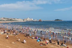 Praia em QingDao foto de stock royalty free Praia em QingDao foto de stock royalty free