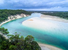 Praias e entradas bonitas de Austrália fotografia de stock Praias e entradas bonitas de Austrália fotografia de stock