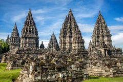 Prambanan tempel nära Yogyakarta, Java, Indonesien Prambanan tempel nära Yogyakarta, Java, Indonesien