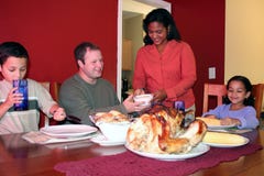 Pranzo della famiglia di ringraziamento Pranzo della famiglia di ringraziamento