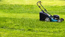 Prati inglesi di falciatura Falciatrice da giardino su erba verde Attrezzatura dell'erba del falciatore Strumento di falciatura d fotografie stock Prati inglesi di falciatura Falciatrice da giardino su erba verde Attrezzatura dell'erba del falciatore Strumento di falciatura d fotografie stock