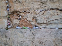 Prayer Notes at the Western Wall, Jerusalem