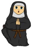 Praying Nun Stock Images