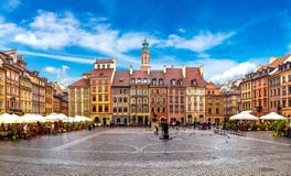Praça da cidade velha em Varsóvia fotos de stock Praça da cidade velha em Varsóvia fotos de stock