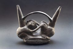 Pre-columbian κεραμικό αποκαλούμενο “Huaco “από Chimu στοκ φωτογραφίες με δικαίωμα ελεύθερης χρήσης Pre-columbian κεραμικό αποκαλούμενο “Huaco “από Chimu στοκ φωτογραφίες με δικαίωμα ελεύθερης χρήσης