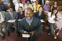 Preacher And Congregation Royalty Free Stock Photo Preacher And Congregation Royalty Free Stock Photo