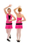 Preadolescente Jazz Dance Duo imagen de archivo Preadolescente Jazz Dance Duo imagen de archivo