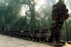 Preah Khan in Kambodscha stockbilder Preah Khan in Kambodscha stockbilder