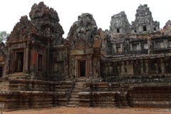 Preah Khan Temple in Angkor royalty-vrije stock afbeeldingen Preah Khan Temple in Angkor royalty-vrije stock afbeeldingen