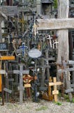 The Hill of Crosses is a site of pilgrimage about 12 km north of the city of Šiauliai, in northern Lithuania stock photography The Hill of Crosses is a site of pilgrimage about 12 km north of the city of Šiauliai, in northern Lithuania stock photography