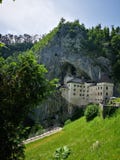 Predjama Medieval castle stock images Predjama Medieval castle stock images