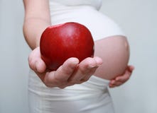 Pregnant And Diet 3 Royalty Free Stock Image