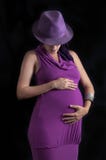 Pregnant Beauty Isolated Royalty Free Stock Photography