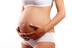 Pregnant Lady Royalty Free Stock Images
