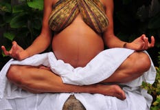 Pregnant Meditator
