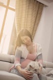 Pregnant pet owner stock images Pregnant pet owner stock images