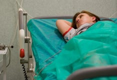Pregnant Woman In Hospital Royalty Free Stock Images