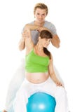 Pregnant Woman With Man Stock Photos