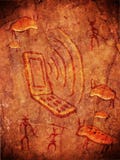 Prehistoric cave paint stock illustration Prehistoric cave paint stock illustration