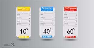 Preisliste, Pläne bewirtend und Netzkastenfahnen entwerfen Drei Tarife Schnittstelle für den Standort ui ux Vektorfahne für Netz- lizenzfreie abbildung Preisliste, Pläne bewirtend und Netzkastenfahnen entwerfen Drei Tarife Schnittstelle für den Standort ui ux Vektorfahne für Netz- lizenzfreie abbildung