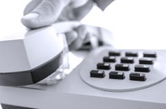 Prendere il telefono immagini stock libere da diritti Prendere il telefono immagini stock libere da diritti