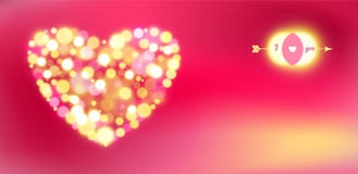 Prentbriefkaar voor de dag van Gelukkig Valentine. vector illustratie Prentbriefkaar voor de dag van Gelukkig Valentine. vector illustratie