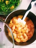 Shrimp stewed in sauce royalty free stock photos Shrimp stewed in sauce royalty free stock photos