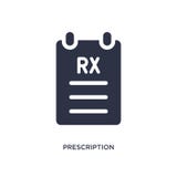 Medical prescription stock illustration. Illustration of letter - 19722261