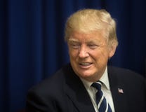 Presidente de los Estados Unidos Donald Trump fotografía de archivo Presidente de los Estados Unidos Donald Trump fotografía de archivo