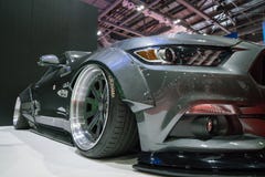 Prestaties Ford Mustang Close Up Shot royalty-vrije stock foto Prestaties Ford Mustang Close Up Shot royalty-vrije stock foto