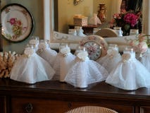 Pretty gifts at daughter& x27;s bridal shower royalty free stock images Pretty gifts at daughter& x27;s bridal shower royalty free stock images