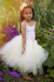 Pretty Flower Girl. Stock Image