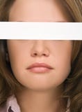 Pretty girl hiding her eyes close-up Royalty Free Stock Image Pretty girl hiding her eyes close-up Royalty Free Stock Image