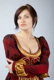 Pretty Girl In A Dress Medieval Stock Image Pretty Girl In A Dress Medieval Stock Image