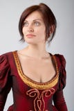 Pretty Girl In Dress Medieval Stock Photography