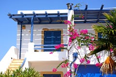 Pretty Greek Villa, Makrigialos. Royalty Free Stock Photography Pretty Greek Villa, Makrigialos. Royalty Free Stock Photography