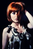 Pretty Woman With Short Fashion Bob Hairstyle Royalty Free Stock Images Pretty Woman With Short Fashion Bob Hairstyle Royalty Free Stock Images
