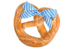 Pretzel suave bávaro grande de Oktoberfest imagen de archivo Pretzel suave bávaro grande de Oktoberfest imagen de archivo