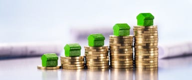 Preços altos para bens imobiliários imagem de stock Preços altos para bens imobiliários imagem de stock